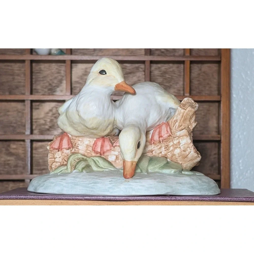 11. Duck Pair Figurine Made in Mexico